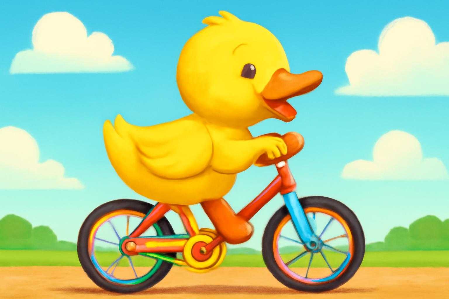 自転車に乗るアヒルがいるのはなぜ？その理由に驚愕
