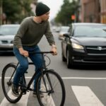 横断歩道で自転車にまたがった人が危険な理由と正しい渡り方