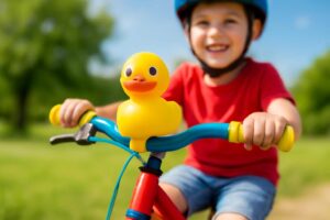 自転車につけるアヒルが子どもに大人気！選び方と安全な取付方法